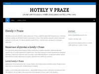 hotelyvpraze.com Webseite Vorschau