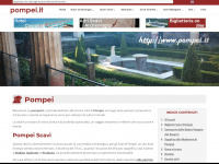 pompei.it Webseite Vorschau
