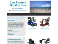 canpicafort-mobilityhire.co.uk Webseite Vorschau