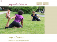 yoga-dustdar.de Webseite Vorschau