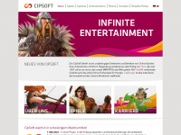 cipsoft.com Webseite Vorschau