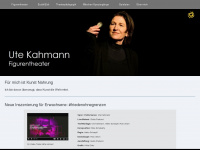 figurentheater-ute-kahmann.de Webseite Vorschau