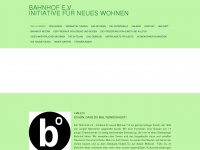 bahnhof-ev.org Webseite Vorschau