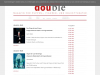 double-theatermagazin.de Webseite Vorschau