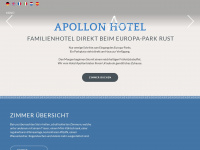 apollon-hotel-rust.de Webseite Vorschau