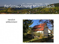 ferienwohnung-muehlenbach.de Webseite Vorschau