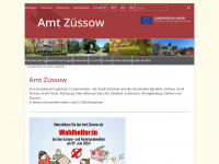 amt-zuessow.de Webseite Vorschau