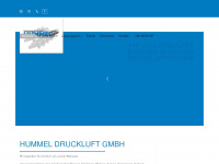 hummel-druckluft.de Webseite Vorschau
