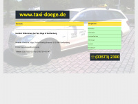 taxi-doege.de Webseite Vorschau