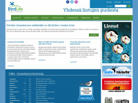 birdlife.fi Webseite Vorschau