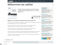 zebnet.ch Webseite Vorschau