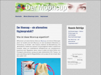 mooncup-info.de Webseite Vorschau