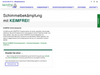 keimfrei.com Webseite Vorschau