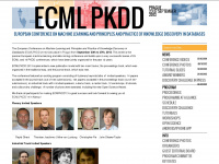 ecmlpkdd2013.org Webseite Vorschau