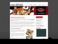 restaurant-cosanostra.de Webseite Vorschau