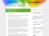 tilefreizeit.wordpress.com Webseite Vorschau