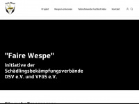 faire-wespe.de Webseite Vorschau