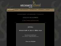 hirschenmetzg-schmid.ch Webseite Vorschau