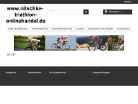 nitschke-triathlon-onlinehandel.de Webseite Vorschau