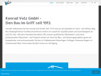 volz-bau.de Webseite Vorschau