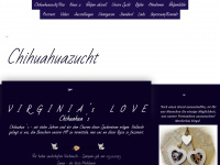 chihuahuazucht-virginias.de Webseite Vorschau