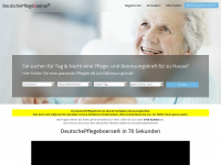 deutschepflegeboerse.de Webseite Vorschau