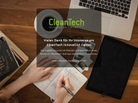 cleantech-innovationcenter.de Webseite Vorschau