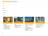 zuercher-aquatech.ch Webseite Vorschau