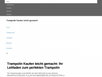 trampolin-kaufen.eu Webseite Vorschau