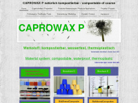 caprowax-p.eu Webseite Vorschau