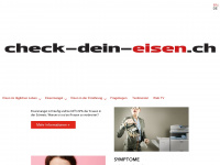 check-dein-eisen.ch Webseite Vorschau