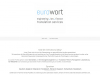eurowort.info Webseite Vorschau