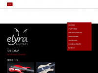 elyra-guitars.com Webseite Vorschau