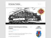 svdachau-triathlon.org Webseite Vorschau