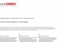 weborbis-webdesign.de Webseite Vorschau
