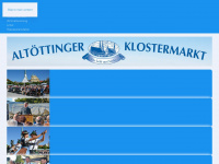 klostermarkt-altoetting.de Webseite Vorschau