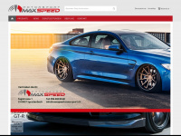 maxspeed-motorsport.ch Webseite Vorschau