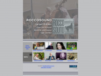 roccosound.ch Webseite Vorschau