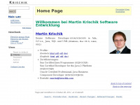 krischik.com Webseite Vorschau