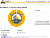 maz-transporttechnik.de Webseite Vorschau