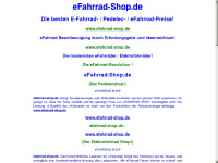 efahrrad-shop.de Webseite Vorschau