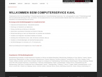 computerservice-kahl.de Webseite Vorschau
