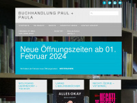 buchpaula.de Webseite Vorschau