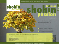 bonsai-shohin-passion.com Webseite Vorschau