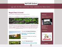 natur-online.info Webseite Vorschau
