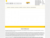 gelberschein.org Webseite Vorschau