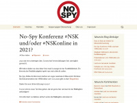 no-spy.org Webseite Vorschau