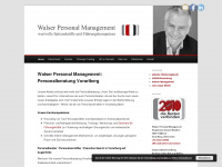 walser-personal.at Webseite Vorschau