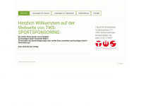 tws-sportsponsoring.de Webseite Vorschau