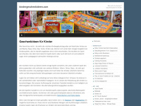 kindergeschenkideen.com Webseite Vorschau